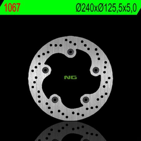 NG BRAKE DISC 1067 : Disco de freno NG BRAKES redondo fijo