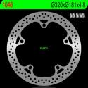 NG BRAKE DISC 1046 : Disco de freno NG BRAKES redondo fijo