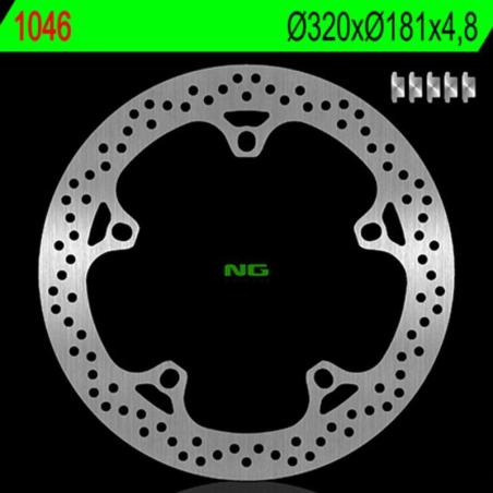 NG BRAKE DISC 1046 : Disco de freno NG BRAKES redondo fijo