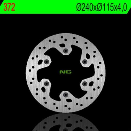 NG BRAKE DISC 372 : Disco de freno NG BRAKES redondo fijo