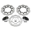 NG BRAKE DISC KITTMAX 2012 : Kit disco de freno sobredimensionado NG BRAKES ondulado flotante