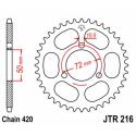 JT SPROCKETS JTR216.45 : Corona JT SPROCKETS acero estándar 216 - Paso 420