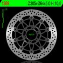 NG BRAKE DISC 1369 : Disco de freno NG BRAKES redondo flotante