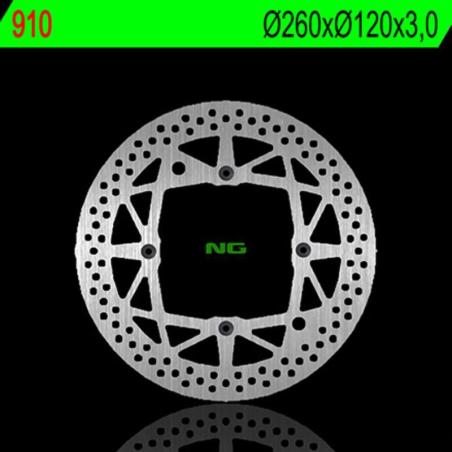 NG BRAKE DISC 910 : Disco de freno NG BRAKES redondo fijo