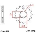 JT SPROCKETS JTF1556.12 : Piñon JT 1556 de acero con 12 dientes