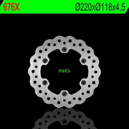 NG BRAKE DISC 676X : Disco de freno NG BRAKES ondulado fijo