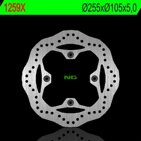 NG BRAKE DISC 1259X : Disco de freno NG BRAKES ondulado fijo