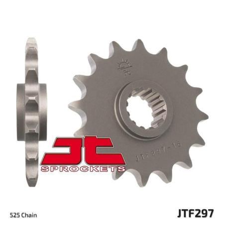 JT SPROCKETS JTF297.15 : Piñón JT SPROCKETS acero estándar 297 - Paso 525