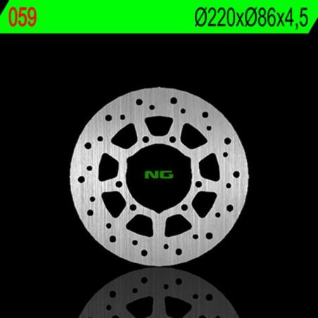 NG BRAKE DISC 059 : Disco de freno NG BRAKES redondo fijo