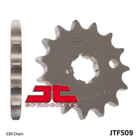 JT SPROCKETS JTF509.15 : Piñón JT SPROCKETS acero estándar 509 - Paso 520