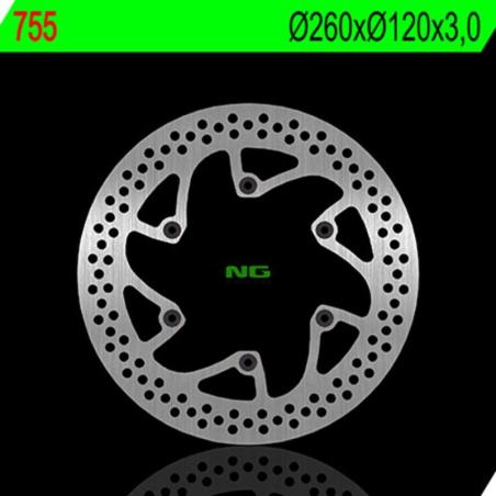 NG BRAKE DISC 755 : Disco de freno NG BRAKES redondo fijo