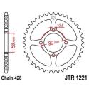 JT SPROCKETS JTR1221.44 : Corona JT SPROCKETS acero estándar 1221 - Paso 428