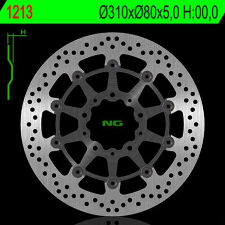 NG BRAKE DISC 1213 : Disco de freno NG BRAKES redondo flotante