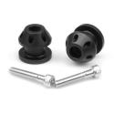 V PARTS RSK3-BLACK : Diábolos YAMAHA R1 & R6 (Negro) M6