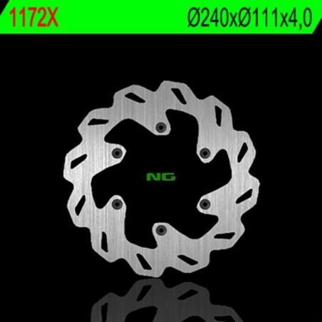 NG BRAKE DISC 1172X : Disco de freno NG BRAKES ondulado fijo