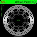 NG BRAKE DISC 1214 : Disco de freno NG BRAKES redondo flotante