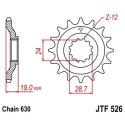 JT SPROCKETS JTF526.15 : Piñon JT 526 de acero con 15 dientes