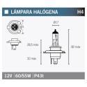 OSRAM 64193ULT-01B : Lámpara OSRAM 64193-01-ULT H4