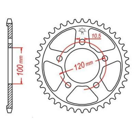 Corona plato transmision trasero