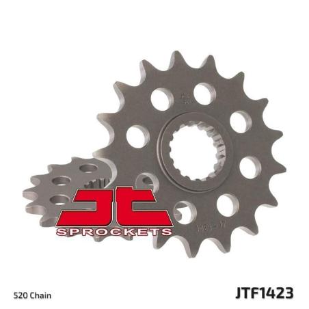 JT SPROCKETS JTF1423.17 : Piñón JT SPROCKETS acero estándar 1423 - Paso 520