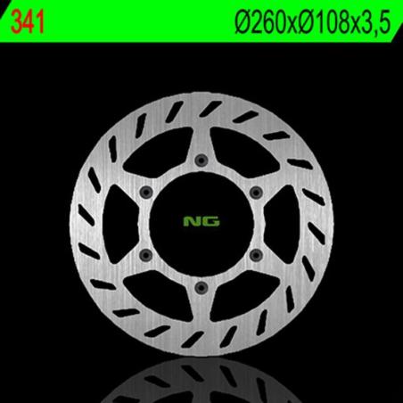 NG BRAKE DISC 341 : Disco de freno NG BRAKES redondo fijo