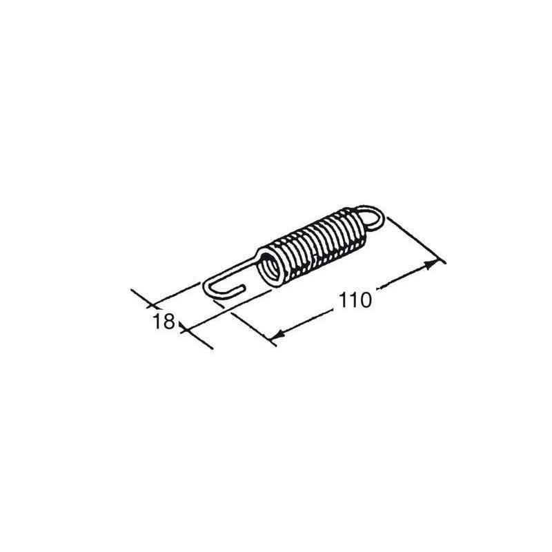 BUZZETTI 4092 : Muelle para caballete lateral