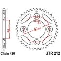 JT SPROCKETS JTR212.35 : Corona JT 212 de acero con 35 dientes