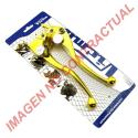 V PARTS TT-902C+TT-902B-G : Juego de manetas oro