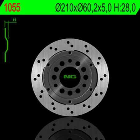 NG BRAKE DISC 1055 : Disco de freno NG BRAKES redondo flotante