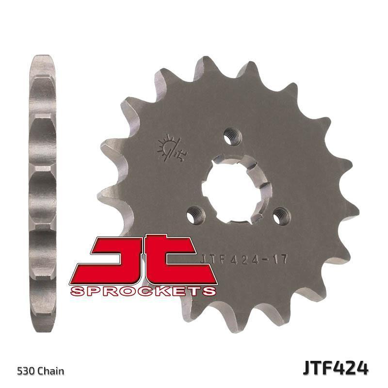 JT SPROCKETS JTF424.15 : Piñón JT SPROCKETS acero estándar 424 - Paso 530