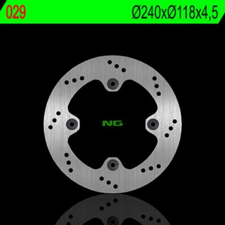 NG BRAKE DISC 029 : Disco de freno NG BRAKES redondo fijo