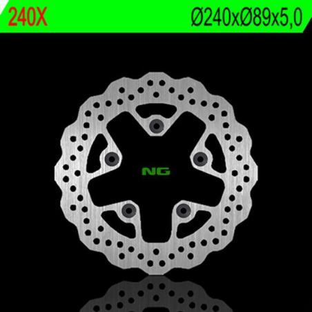 NG BRAKE DISC 240X : Disco de freno NG BRAKES ondulado fijo