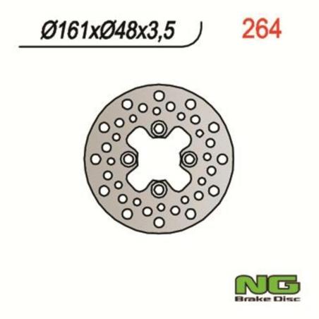 NG BRAKE DISC 264 : Disco de freno NG BRAKES redondo fijo