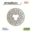 NG BRAKE DISC 843 : Disco de freno NG BRAKES redondo fijo