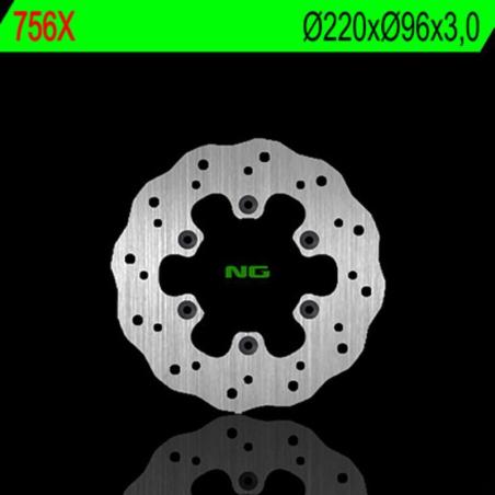 NG BRAKE DISC 756X : Disco de freno NG BRAKES ondulado fijo