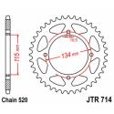 JT SPROCKETS JTR714.50 : Corona JT SPROCKETS acero estándar 714 - Paso 520