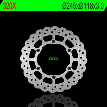 NG BRAKE DISC 320X : Disco de freno NG BRAKES ondulado fijo