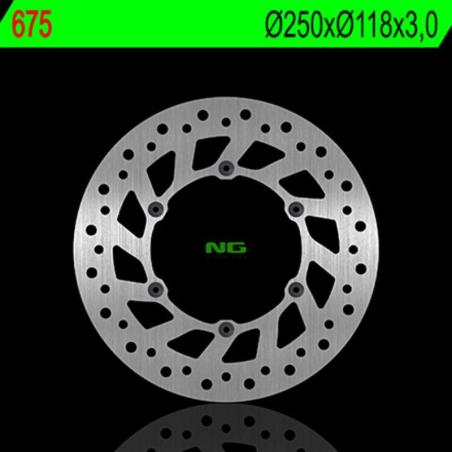 NG BRAKE DISC 675 : Disco de freno NG BRAKES redondo fijo