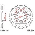 JT SPROCKETS JTR214.36 : Corona JT 214 de acero con 36 dientes