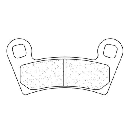 CL BRAKES 1220ATV1 : Juego de pastillas sinterizadas CL BRAKES (1220ATV1)