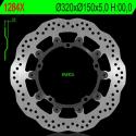 NG BRAKE DISC 1284X : Disco de freno NG BRAKES ondulado flotante