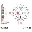 JT SPROCKETS JTF1408.15 : Piñon JT 1408 de acero con 15 dientes