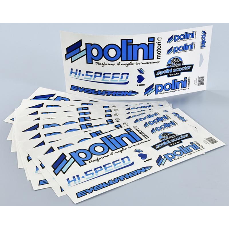 POLINI 225.020 : Juego de adhesivos POLINI Blue Line