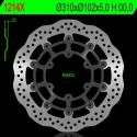 NG BRAKE DISC 1214X : Disco de freno NG BRAKES ondulado flotante