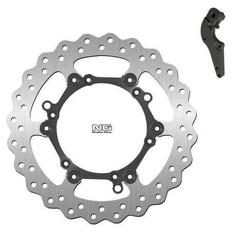 NG BRAKE DISC 1254XK17 : Kit disco de freno sobredimensionado NG BRAKES ondulado flotante