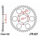 JT SPROCKETS JTR827.43 : Corona JT SPROCKETS acero estándar 827 - Paso 532