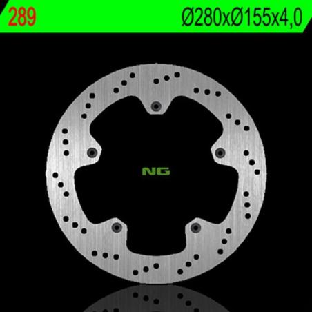 NG BRAKE DISC 289 : Disco de freno NG BRAKES redondo fijo