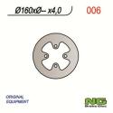 NG BRAKE DISC 006 : Disco de freno NG BRAKES redondo fijo