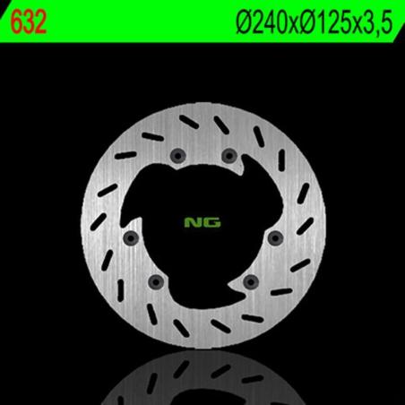 NG BRAKE DISC 632 : Disco de freno NG BRAKES redondo fijo