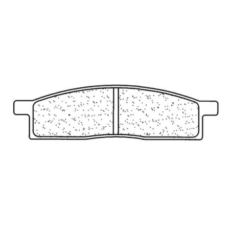 CL BRAKES 2424S4 : Juego de pastillas sinterizadas CL BRAKES (2424S4)